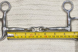 6" Hanging cheek french link snaffle bit (2867)