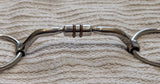 1 5" Loose Ring Comfort Barrel (Myler style) Snaffle Bit Copper Roller