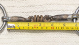5.5" Loose ring tom thumb / sweet iron roller link snaffle bit (2961)