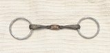 5.75" Loose ring snaffle, sweet iron mouthpiece with copper lozenge (2813)