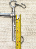 5.25" / 5.5" Double bits, sliding cheek weymouth / bradoon snaffle (2790)