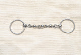 6.5" Loose ring waterford snaffle bit (2856)