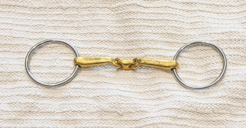 5.5" Neue schule starter snaffle bit (2744)