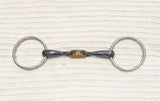 5" Loose ring snaffle, sweet iron mouthpiece with copper lozenge (2947)