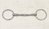 5.75" KY Rotary Loose ring double jointed snaffle bit  (2665)