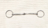 5.75" Small loose ring bradoon snaffle, ultra slim mouthpiece (2670)