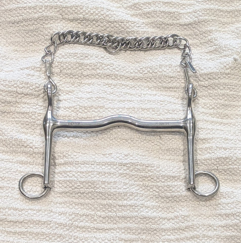 5.75"  Weymouth bit, fixed cheek NEW (2755)