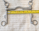 5.5" / 5.75" Double bits, longer shank weymouth / bradoon snaffle (2975)
