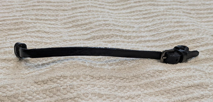 1 English Leather Lip Strap.  Black (LS02) (Copy)
