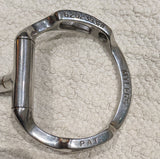 5.5" Myler MB04 Low Port Eggbutt Snaffle w/hooks (2716)