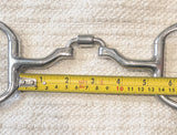 5" Myler MB41PB Eggbutt Correctional Ported Barrel Snaffle, w/hooks  (2752)