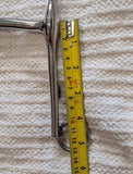 2 5" Weymouth bit - fixed cheek, extended shank (3)
