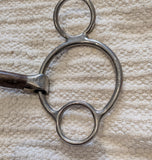 5.75" / 130 Bombers Eggbutt Happy Tongue Snaffle Bit (3062)