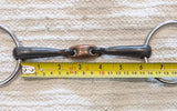 6" Loose ring snaffle, sweet iron mouthpiece with copper lozenge (2915)