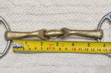 5.25" Wilkie / bevel snaffle, verbindend lozenge mouthpiece (3059)