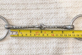 5.5" Loose ring twisted bradoon snaffle (2977)