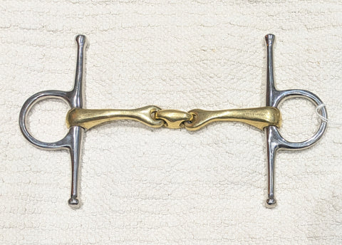 6" Full cheek lozenge snaffle, curved (2691)