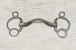 5.25" Trust Medium Port (happy tongue) 2.5 Ring Gag / Universal Bit (2693)