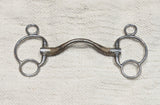5.25" Trust Medium Port (happy tongue) 2.5 Ring Gag / Universal Bit (2693)