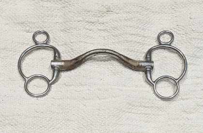 5.25" Trust Medium Port (happy tongue) 2.5 Ring Gag / Universal Bit (2693)