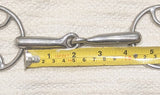 4" Wilkie / bevel small ring snaffle, single joint (2603)