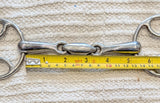 5" Wilkie / loop ring snaffle, centre revolver lozenge mouthpiece (3103)