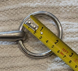 6" / 6.25" Double bits, sliding cheek weymouth / bradoon snaffle (3083)
