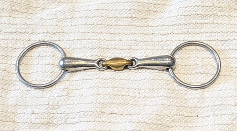 5.75" Loose Ring Training Snaffle / Lozenge Snaffle - 18mm (2686)