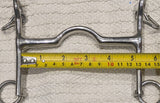5"  Fylde fixed cheek weymouth bit (2959)