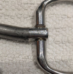 4.5" / 11.5 Fager Gustav Sweet Iron Fixed Ring Snaffle Bit (2707)