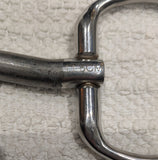 4.5" / 11.5 Fager Gustav Sweet Iron Fixed Ring Snaffle Bit (2707)