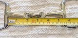 5" Eggbutt snaffle, lozenge mouthpiece NEW (2869)