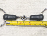 5.5" Loose ring single jointed rubber snaffle (2770)