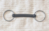 4.75" Loose ring flexible rubber snaffle
