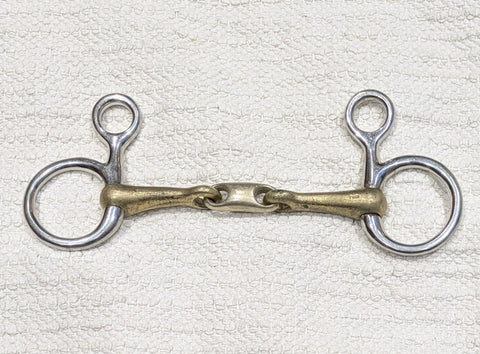 5" Neue schule hanging cheek / baucher snaffle BAGAIN PRICE !!  (2727)