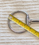 7" Eggbutt snaffle, french link mouthpiece (3063)