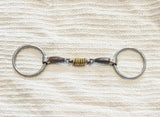 5.5" Loose Ring Sweet Iron Copper Roller Snaffle Bit (3118)