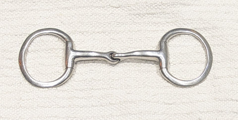 4.5" Eggbutt snaffle, single joint (2706)