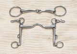 5.5" / 5.75" Double bits, longer shank weymouth / bradoon snaffle (2853)