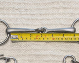 5.25" / 5.5" Double bits, sliding cheek weymouth / bradoon snaffle (2790)