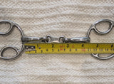 4" Wilkie / bevel small ring snaffle, single joint (2756)
