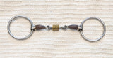1 5" Sweet Iron Copper Roller Snaffle Bit