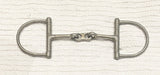 5.25" Vintage D Ring French Link Snaffle Bit  (2787)