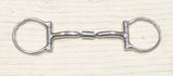 5.75" D ring comfort barrel snaffle bit (2660)