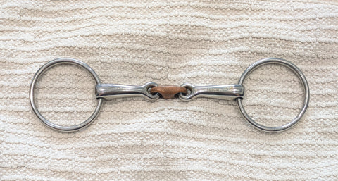 5.5" Loose ring training / lozenge snaffle (2668)