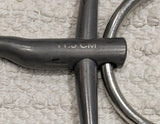 4.5" / 11.5 Fager Sally Titanium Baby Fulmer Snaffle Bit (2708)