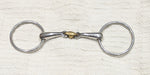 4.75" Stubben 2in1 Loose Ring Double Jointed Lozenge Snaffle Bit  (2718)