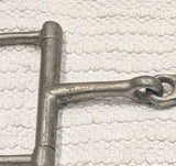5.25" Vintage D Ring French Link Snaffle Bit  (2787)