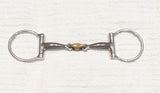 5.5" Eggbutt / D ring sweet iron lozenge snaffle (2882)
