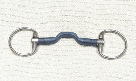 Bombers Bits Eggbutt Blue Snaffle